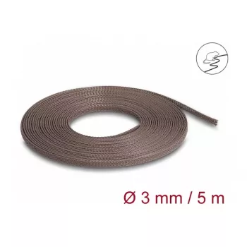 Cable Sleeve DeLOCK 20902 Brown Polyester 3mm