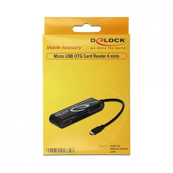 Card Reader DeLOCK 91732 USB 2.0 Black