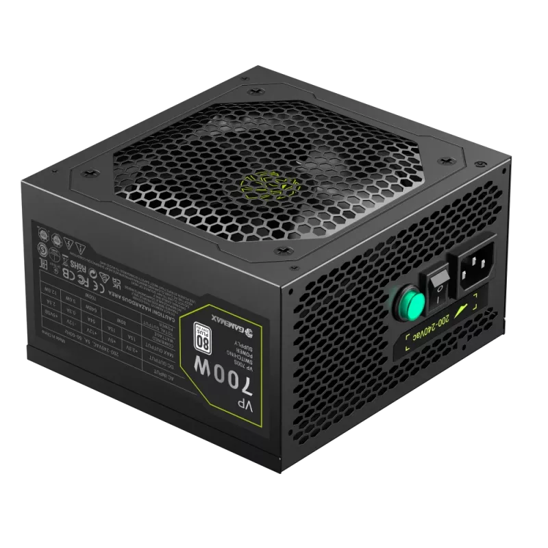 Gamemax Power Supply, 80 PLUS, Standard | VP 700S | 700 W