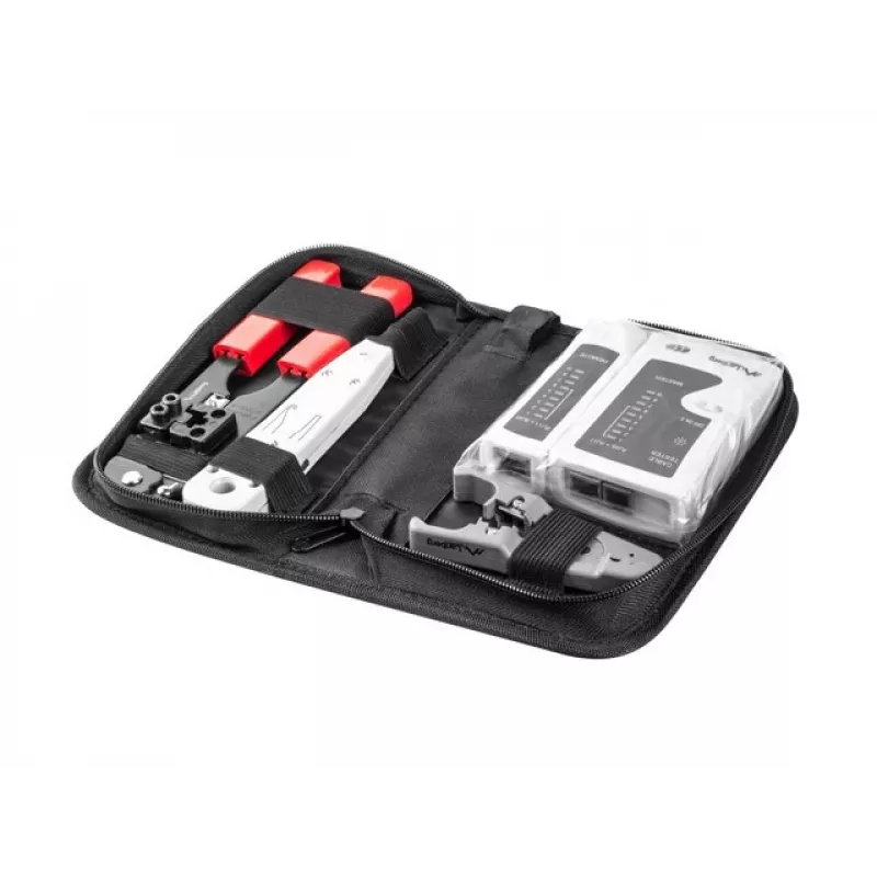 LANBERG Network Tool Kit Tester Stripper Crimper NT-0301 – RJ-12 connector support
