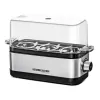 Egg cooker Rommelsbacher ER 300 — 3-egg stainless steel, 300 W, transparent lid