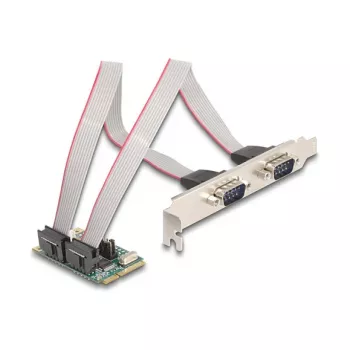 DeLOCK 95276 Internal RS-232 Adapter Mini PCI Express Green