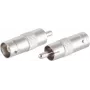 BNC to RCA Adapter ShiverPeaks 98817 — Video/Audio Connector, 1×BNC (male) to 1×RCA (female)