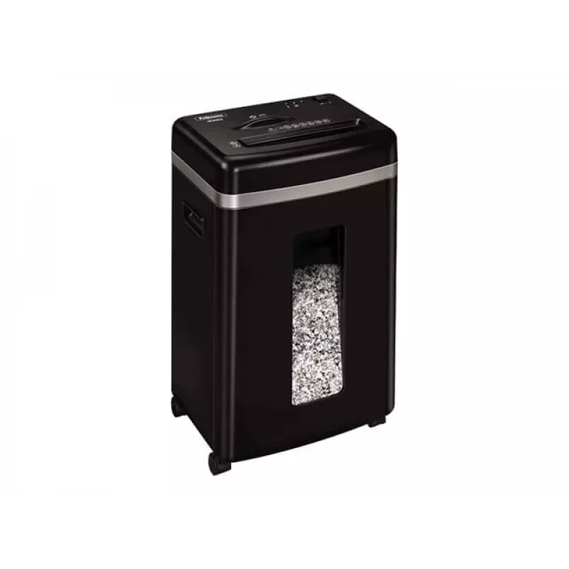 Paper shredder Fellowes Powershred 450M Micro-cut, 9-sheet capacity, 2 x 12 mm, 22 L bin, black