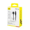 Baseus Gem USB to IP 2.4A fast charging cable 2 m Black