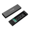 SSD enclosure QOLTEC 50312 Black for single M.2 SATA drive, USB Type-C (USB 2.0 / 3.2 Gen 1)