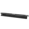Cable organizer QOLTEC 54514 for 19-inch racks, 24 ports