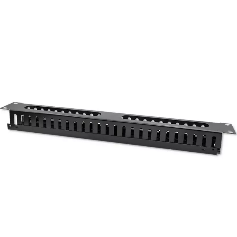 Cable organizer QOLTEC 54514 for 19-inch racks, 24 ports