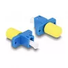 DeLOCK Optical Fiber Hybrid Coupler LC Simplex female to ST Simplex female blue