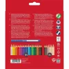 Faber-Castell 112819 Grip Skin Tones colour pencils, 18+6