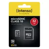 MEMORY MICRO SDHC 32GB C10/W/ADAPTER 3413480 INTENSO