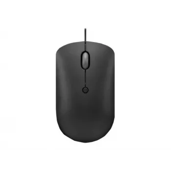 Wired optical mouse Lenovo GY51D20875 USB Type-C, ambidextrous, 2400 DPI, 4 buttons, black