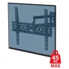 Wall TV mount ESPERANZA ERW016 for 70 inch TVs, black, 45 kg capacity, VESA 75x75–400x400, tilt 15°