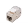 Keystone Module Digitus CAT 6A RJ-45 Shielded Silver 1 pc