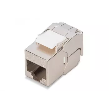 Keystone Module Digitus CAT 6A RJ-45 Shielded Silver 1 pc