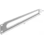 Cable grommet DELOCK 67276 for 19-inch panels with edge protection, grey