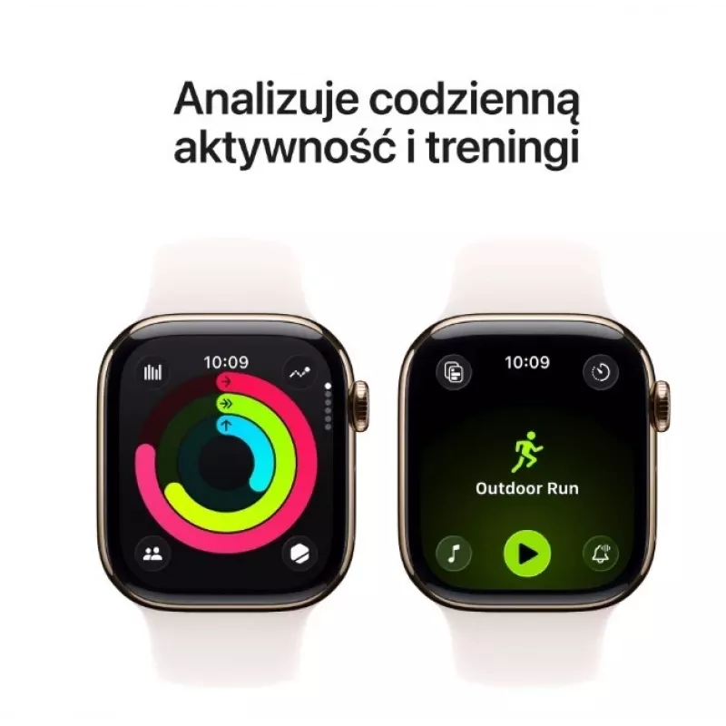 Smartwatch Apple Watch Series 11 GPS + Cellular 42mm Gold Titanium Case Light Blush Sport Band M/L