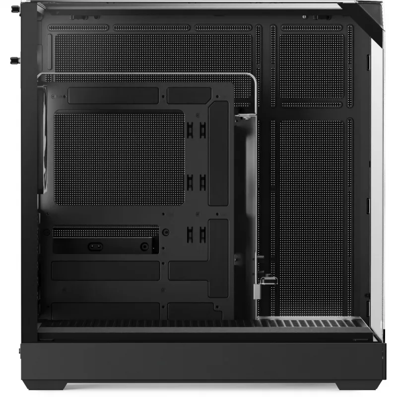 Tower case APNX V2 with three tempered glass panels, black
