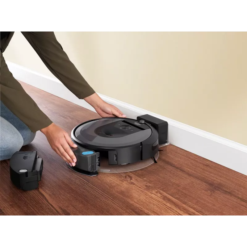 Robot Vacuum Cleaner iRobot Combo i8+ Bagless Black
