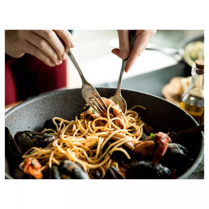 Wok/Stir-Fry pan Ballarini 75002-815-0 Round Anthracite 30 cm, aluminium, 6-layer granite/titanium non-stick