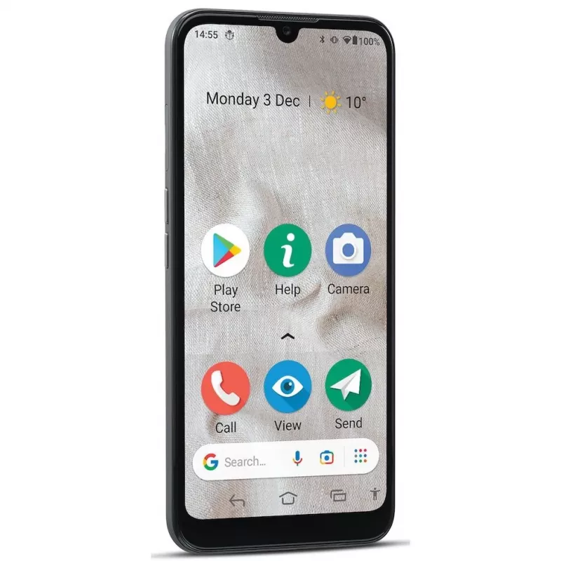 Doro 8100 Plus 15,5 cm (6.1 ) Dual-SIM Android 11 Go Edition 4G USB Typ-C 2 GB 32 GB 3000 mAh Grey (380501)