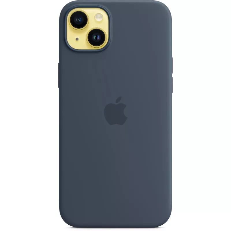 Silicone Case Cover Apple iPhone 14 Plus MagSafe Storm Blue