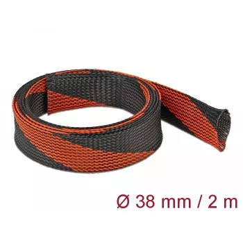 Cable Sleeve DeLOCK 20753 Black Red
