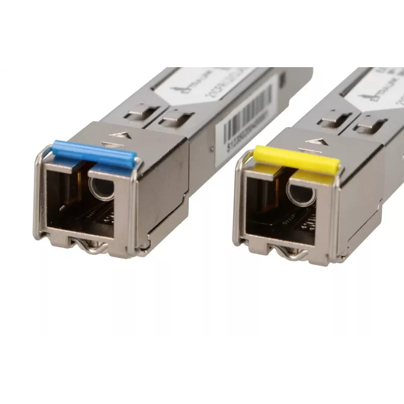Extralink SFP 1.25G WDM module pair 1310/1550nm single‑mode 3km SC DOM for HP/Aruba