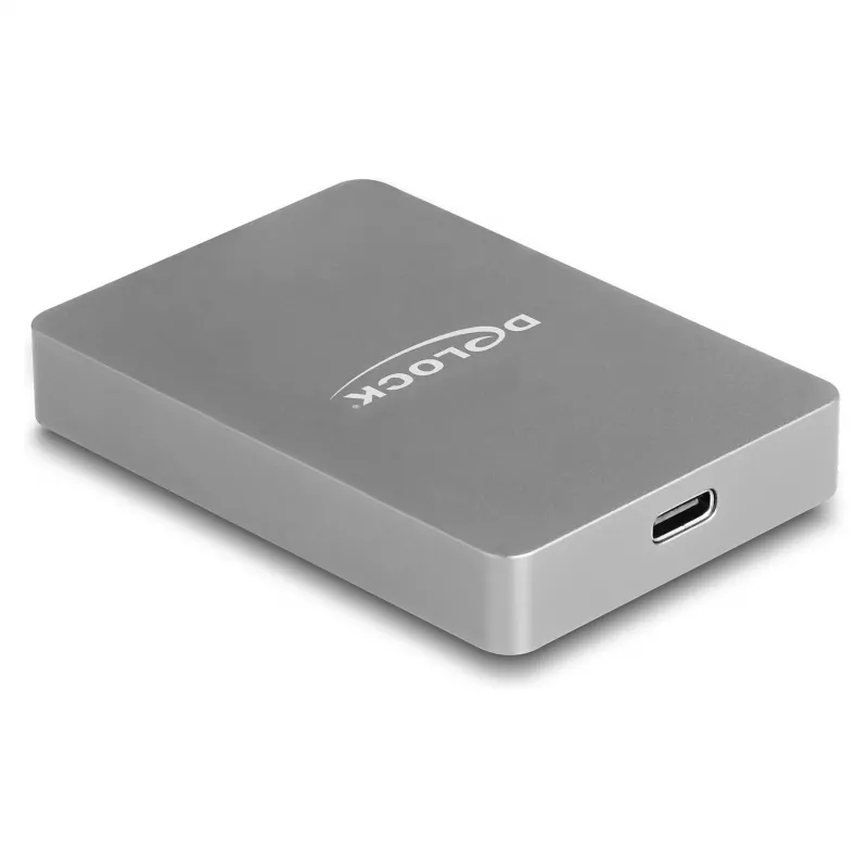 DeLOCK USB Type-C Card Reader CFexpress XQD Aluminium Grey 10000 Mbit/s