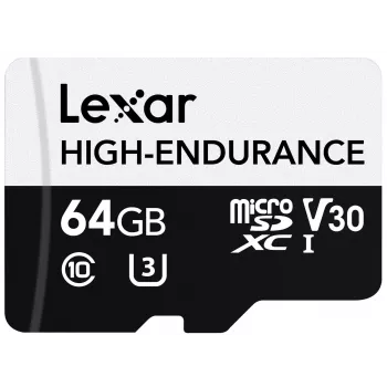 microSD High Endurance card 64GB C10 A1 U1 V30 100/35MB/s