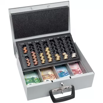 Cash/Ticket Box WEDO 150 100837 Silver