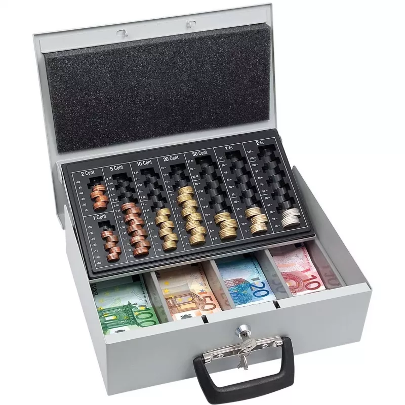 Cash/Ticket Box WEDO 150 100837 Silver