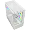 Sharkoon MK7 ARGB mATX Case 2xGlass White