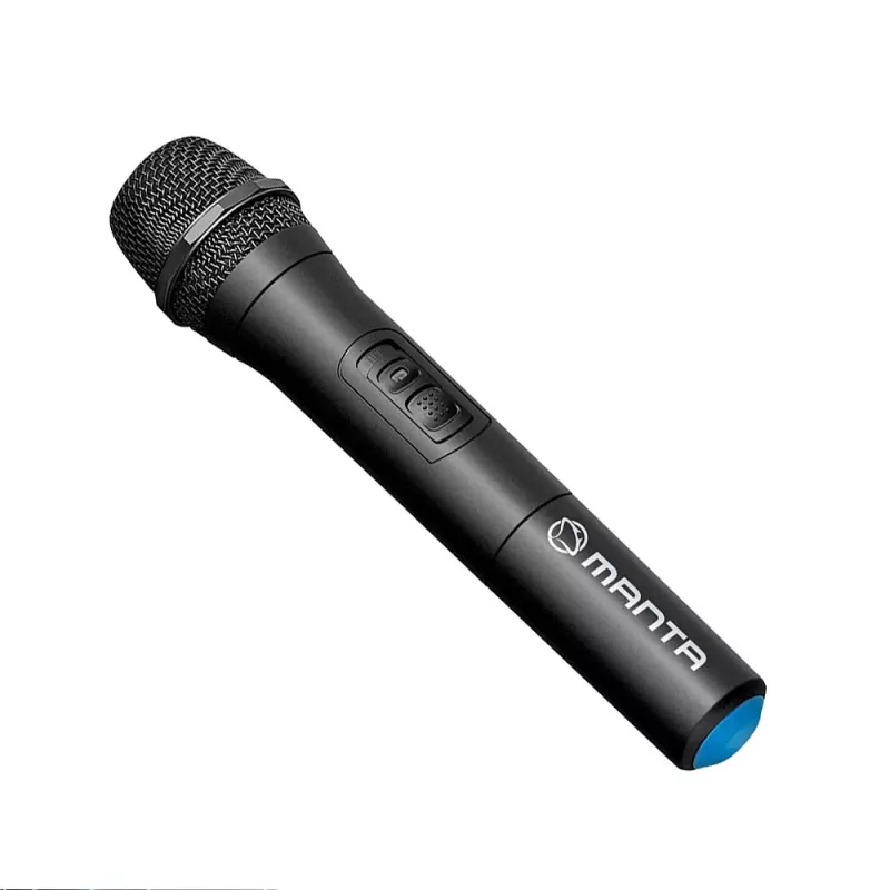 Portable karaoke speaker MANTA SPK5021PRO 20W, 12 inch woofer, 80W RMS, Bluetooth, battery up to 5h, SD/USB, mic & guitar inputs