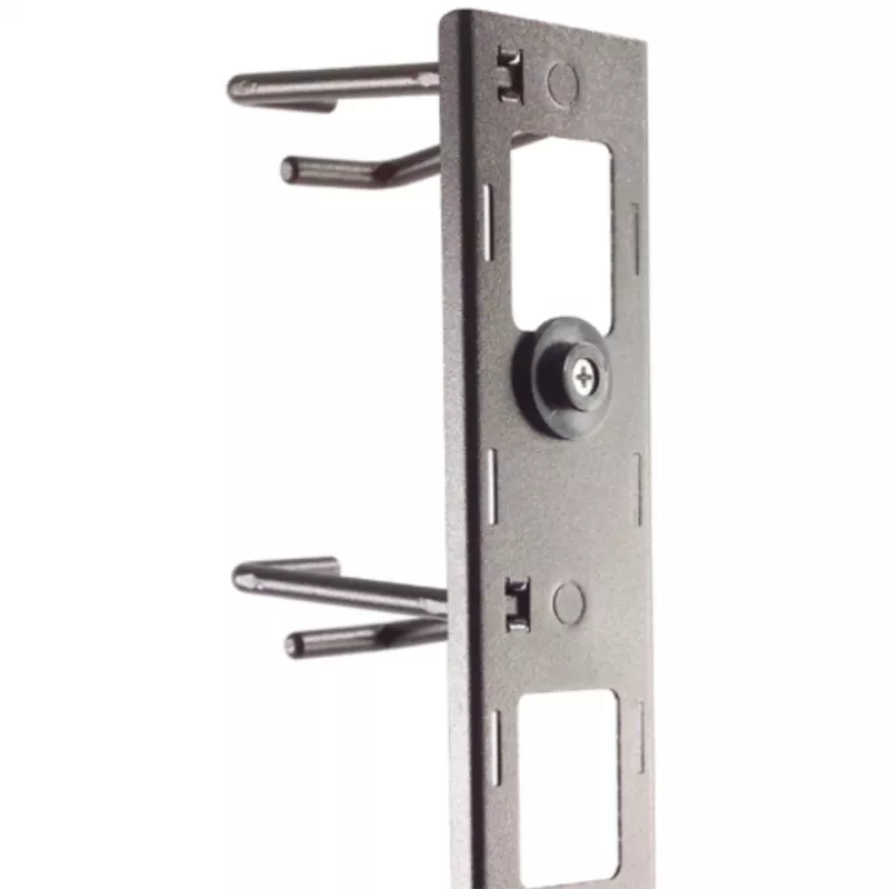 APC NetShelter Cable Management, Vertical Cable Manager, Cable Rings, Set of 8, Black, 55 mm x 766 mm x 85 mm