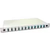 Lightwin LWL Splice Box, 24 Fibres, 12x DSC Multimode, 50/125µm OM3 Pigtail Splice Boxes (SPBOX 24G50 OM3 DSC)