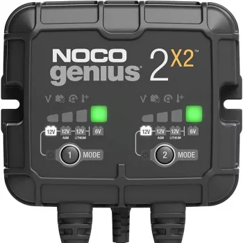 Battery charger NOCO GENIUS2X2 4A 2-bank, 4A total, two independent outputs
