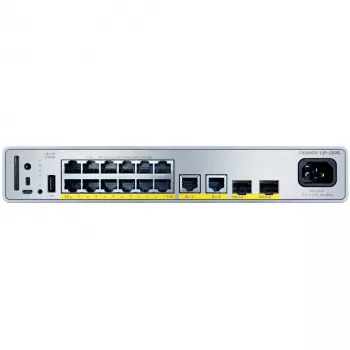 Managed Network Switch Cisco C9200CX-12P-2X2G-E Gigabit Ethernet PoE 14 Ports