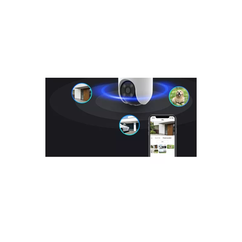 IP security camera EZVIZ H8c 2K Dome 2304 x 1296 pixels