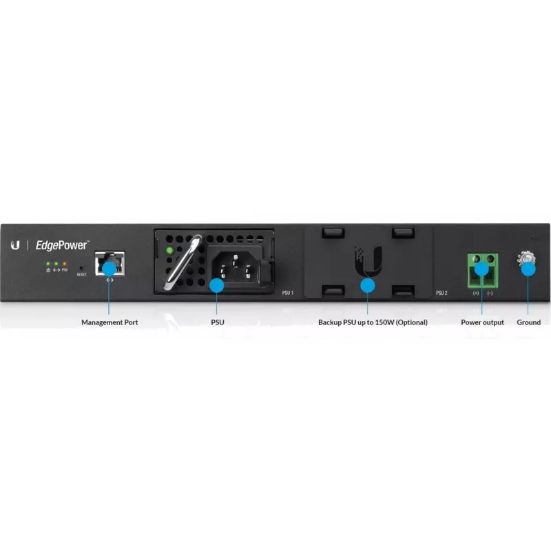 Power supply UBIQUITI EP-54V-150W 150 W, AC 100–240 V, 50–60 Hz, black