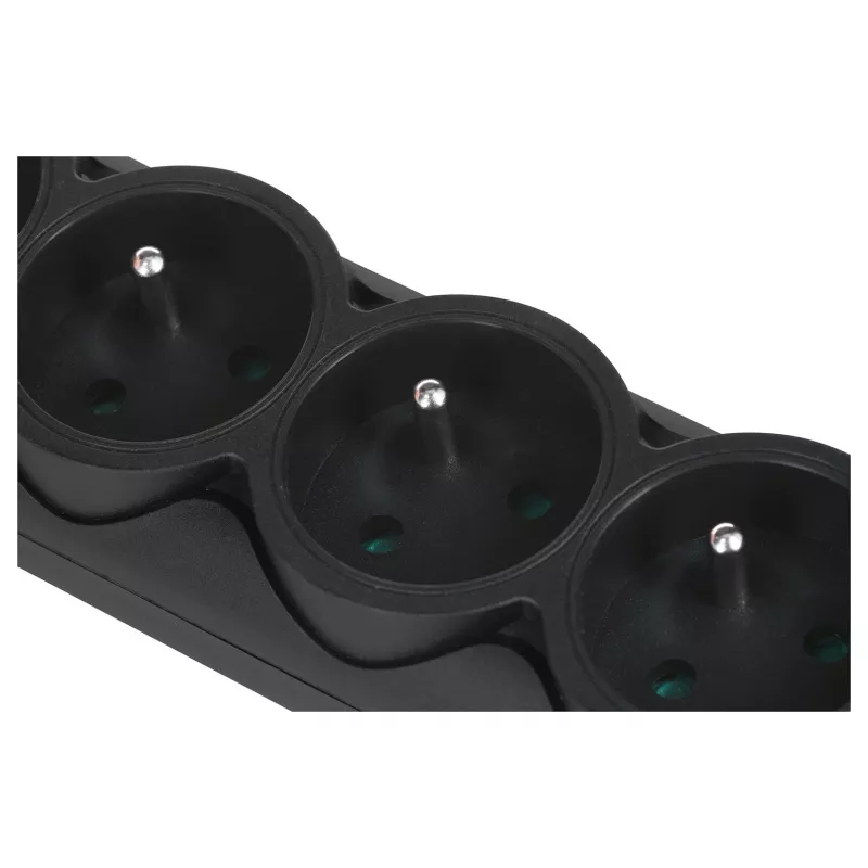 Ever Optima 5m Black 6 AC outlet(s) 250 V