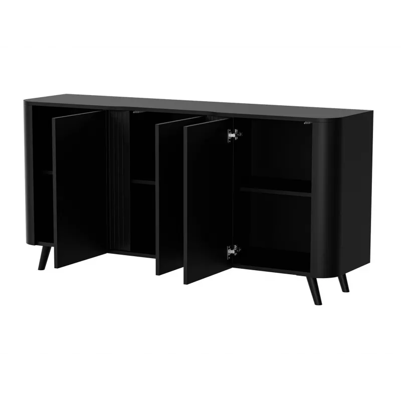 Cama VOLARE chest of drawers 151 x 39 x 75 cm black