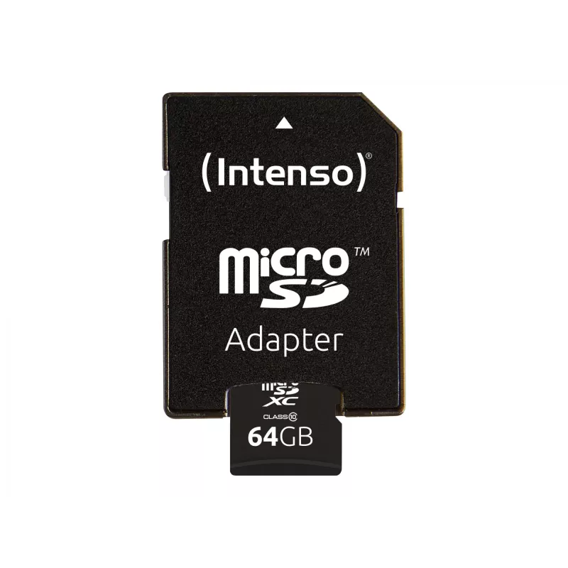 MicroSD Card Intenso 64GB MicroSDXC Class 10