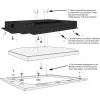 Tablet security enclosure ALLNET ALLTCOVER15NWV1 15 inch White