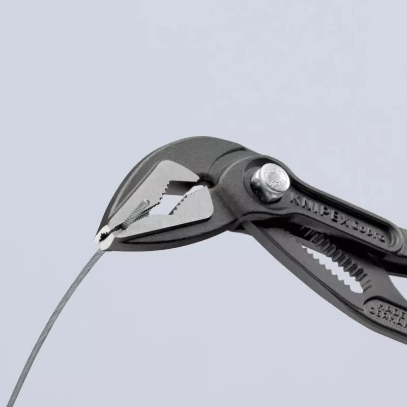 Water pump pliers Knipex Cobra ES 87 51 180 SB – adjustable jaw 0–45 mm