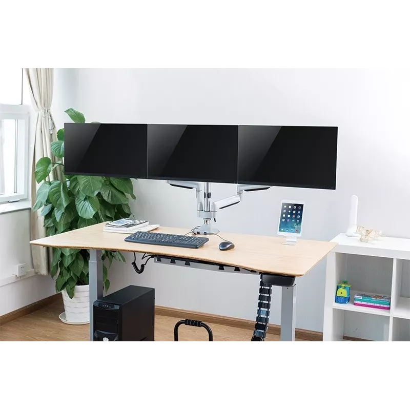 LogiLink BP0052 monitor mount / stand 81.3 cm (32) Desk Metallic