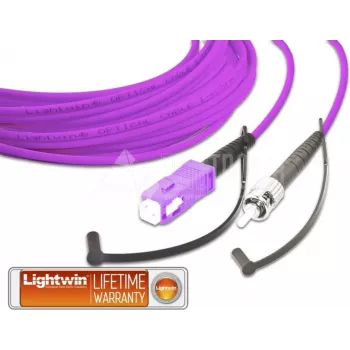 Lightwin High Quality Simplex LWL Patch Cable, MM OM4, SC - ST LWL Patch Cable (LSP-50 SC-ST 2.0 OM4)