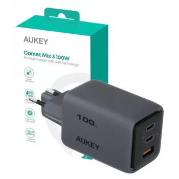 Comet Mix 3 Wall Charger PA-C5 3xUSB (2xUSB-C i 1xUSB-A) 100W 5A QC5.0 PD3.0 AFC PPS FCP SCP