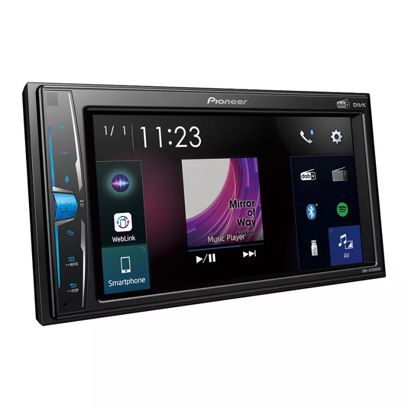 Car Media Receiver Pioneer DMH-A3300DAB Black Bluetooth 2 DIN 50W