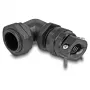 DeLOCK Cable Gland 90° angled PG16 black strain relief